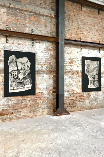 João Vilhena, Predizione perdizione, veduta della mostra. Per gentile concessione della Galleria Alberta Pane