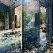 Jacob Brostrup, Continuous stream (detail). Courtesy of Galeria Contrast