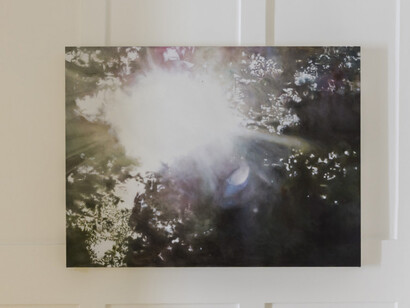 Anna Clegg and Dan Flavin, exhibition view. Courtesy of Emalin