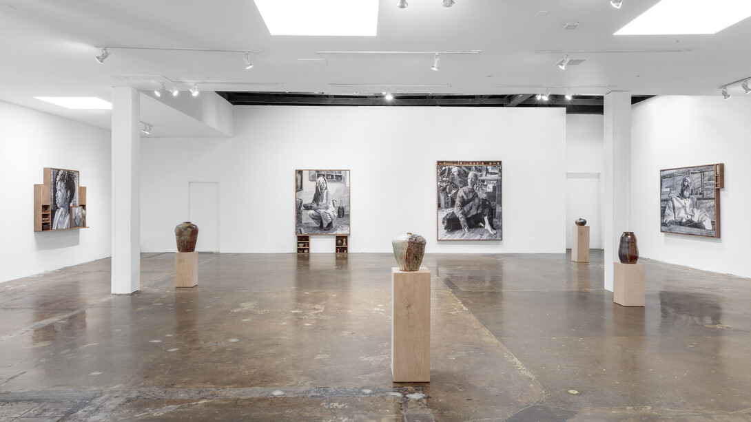Kohshin Finley, Still life, exhibition view. Courtesy of Jeffrey Deitch Gallery