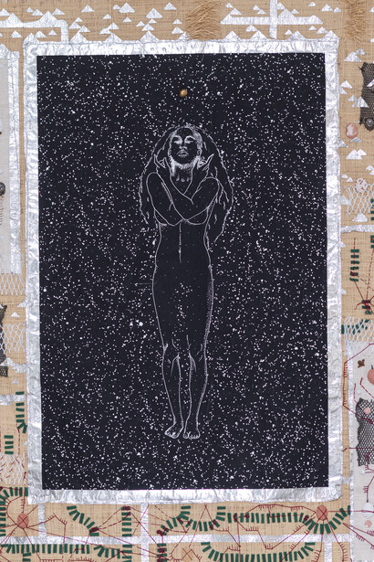 Marie-Claire Messouma, Manlanbien. La nuit (detail), 2023. Courtesy of Gasworks Gallery