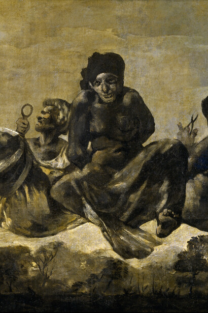 Francisco Goya, Las Parcas (1820-1823, detalle)