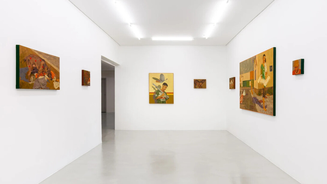 Ian Salamente, Fome do cão, vista da exposição. Cortesia da Zipper Galeria