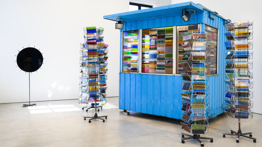 Daria Koltsova, The kiosk, exhibition view. Courtesy of Temnikova & Kasela Gallery