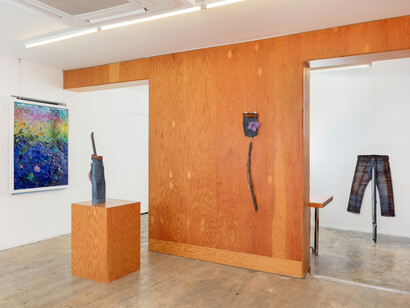 Various artists, Cruising // the stacks, exhibition view. Courtesy of Nina Johnson Gallery
