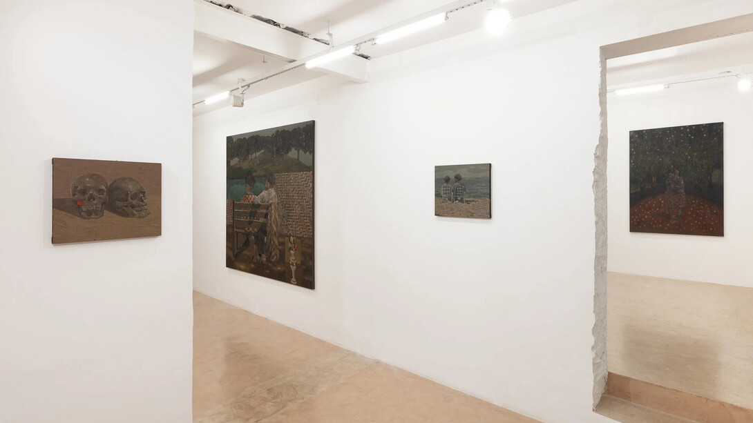 Miguel Afa, Um céu para caber (A sky to fit), exhibition view. Courtesy of A Gentil Carioca