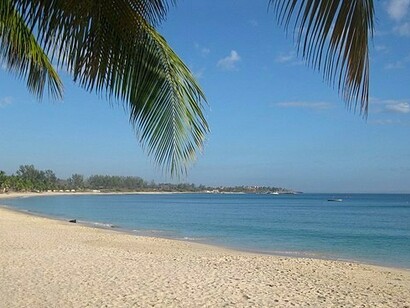 Praia Wimbe em Moçambique