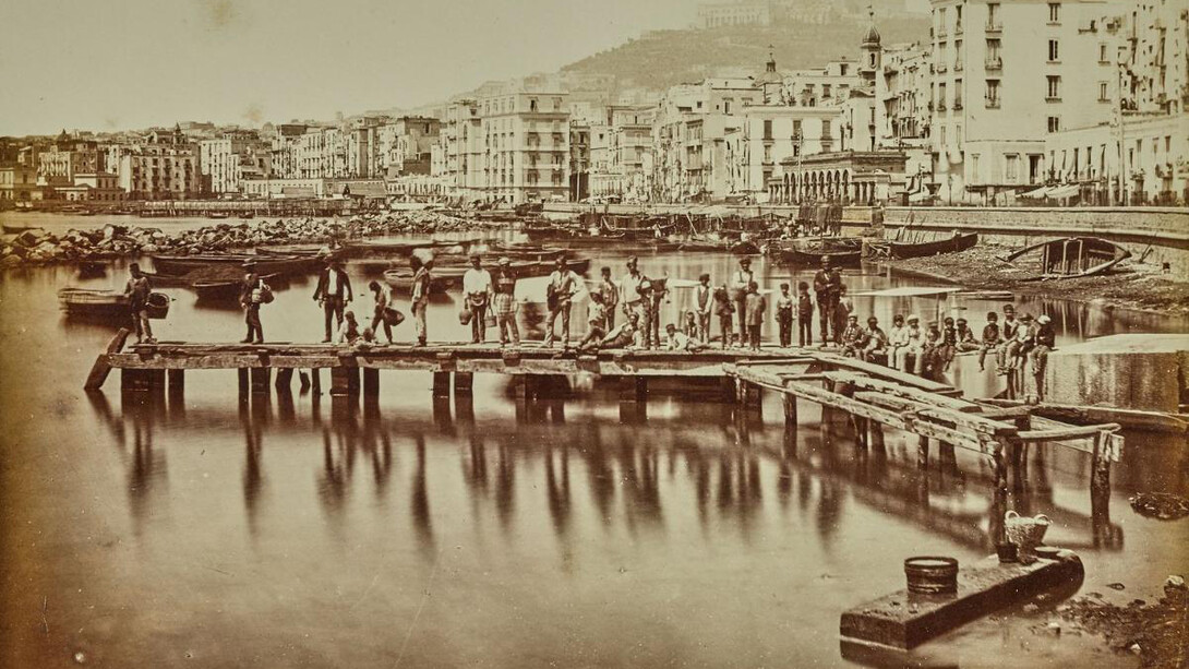 D. Sommer, Naples. View of Via Marina in the Sant’Elmo Port of Naples, circa 1867–1873. Courtesy of New  Tretyakov Gallery 