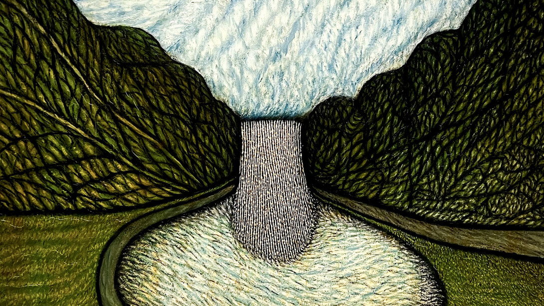 Morris Hirshfield, Waterfall (detail), 1940. Courtesy of Ricco/Maresca Gallery