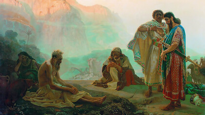 Job and His Friends by Ilya Repin (1869)