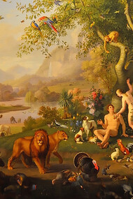 Adam and Eve in the Garden of Eden by Wenzel Peter, Vatican Museum